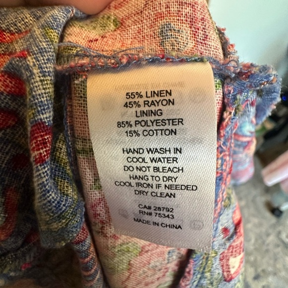 NWT House of Harlow 1960 Floral Blue Sleeveless Dress XL - Picture 5 of 10